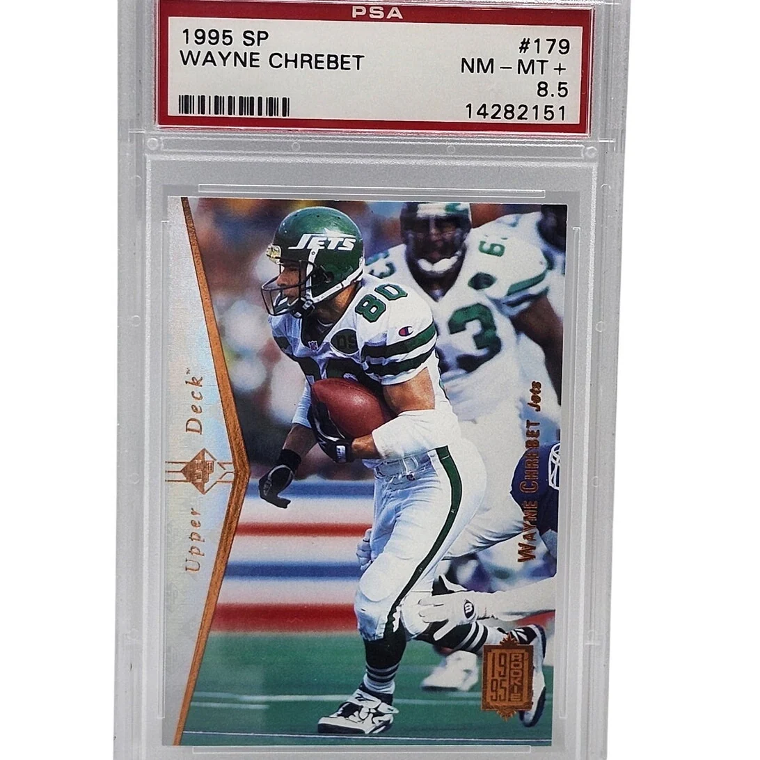 1995 SP Wayne Chrebet Rookie RC #179 New York Jets PSA 8.5 NM-MT Upper Deck Card
